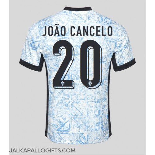 Portugali Joao Cancelo #20 Vieraspaita EM-Kisat 2024 Lyhythihainen